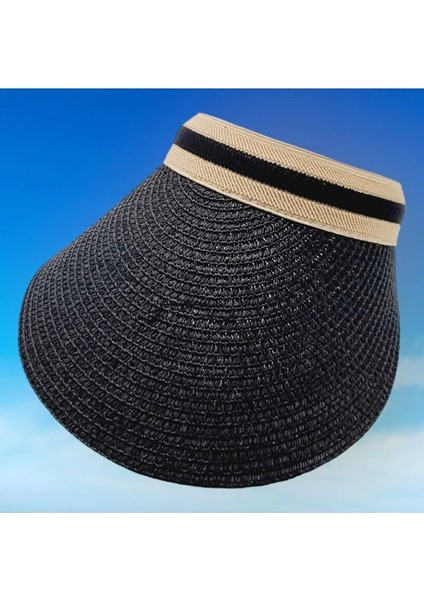 Kadın Hasır Vizör Şapka
