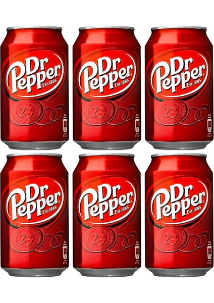 Dr Pepper Karışık Aromalı Gazlı Içecek 6 x 330 ml