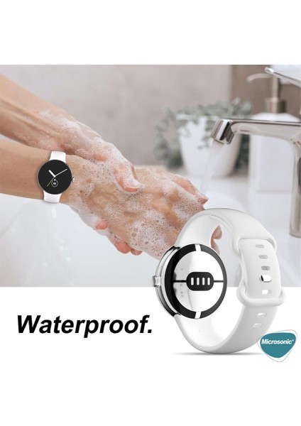 Google Pixel Watch Kordon, Silicone Sport Band Beyaz indirimleri