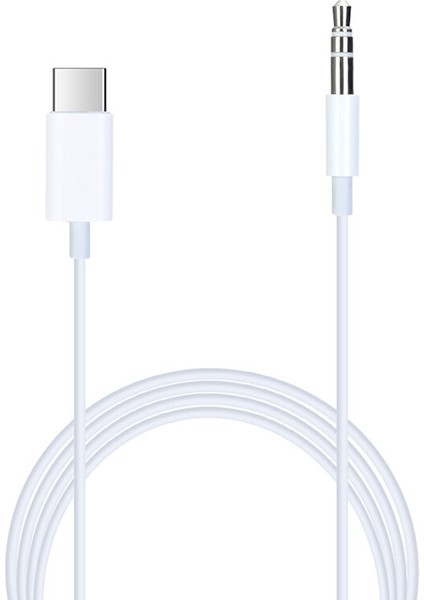 Xiaomi / Huawei / Oppo Uyumlu Type-C To 3.5mm Aux Kablosu Dönüştürücü 1 Metre Beyaz fiyatları