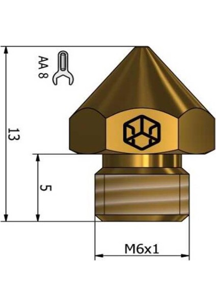 Csa CR10 Nozzle(0.6mm)