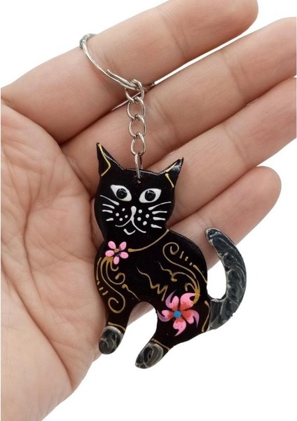 Hindistan Cevizi Kedi Anahtarlık Dörtlü Paket modelleri