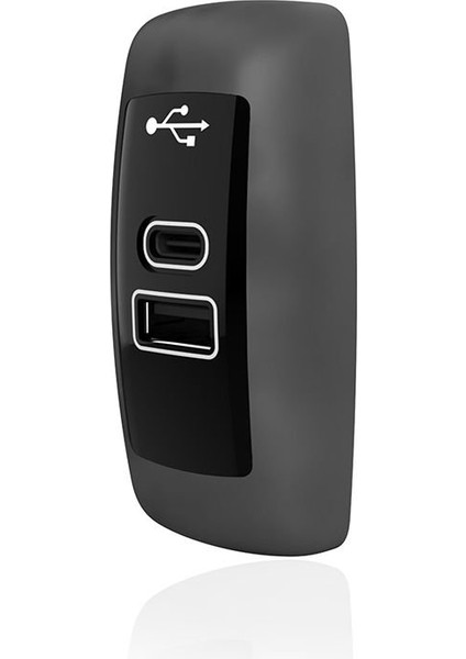 USB Şarj Düz Tip Siyah Gövde Mavi LED 12V/24V SUC16B fiyatları