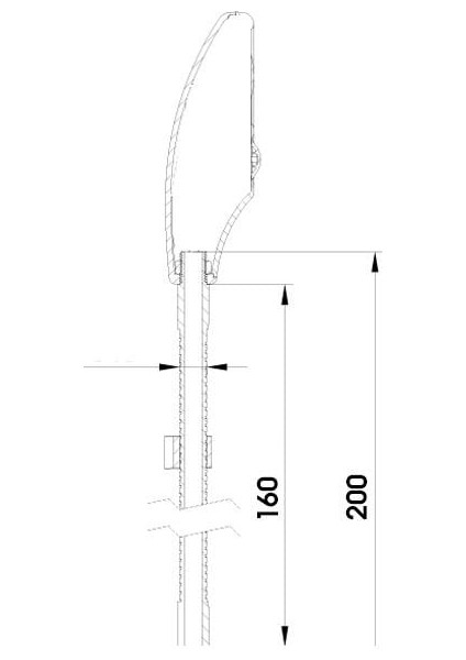 Kuğu Boynu Harita Okuma Lambası Y.m 12V 24V Uyumlu Universal Sgn-02