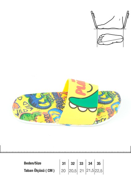 Yazlık Erkek Çocuk Islak Zemine Uygun Terlik modelleri