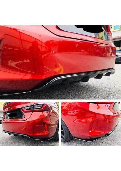 Honda City Difüzör ve Flap Seti Piano Black 2020+ fiyatları