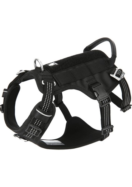 Tactical Siyah Köpek Göğüs Tasması
