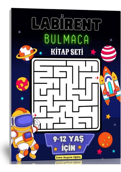 9-12 Yaş Labirent Bulmaca Kitap Seti (3 Kitap)