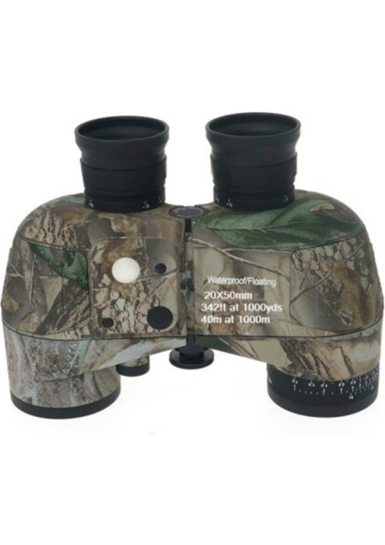 20X50 Mentch Waterproof Yüksek Çözünürlük Telemetre Pusulalı Askeri Dürbün
