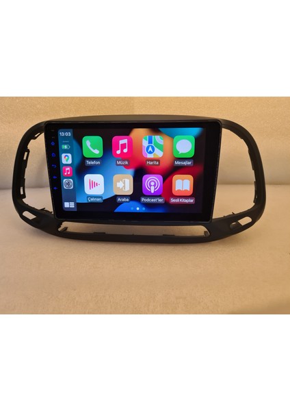 Fıat 2015 Doblo Android Kablosuz Carplay Navigasyon Multimedya 9 Inch Ekran 2 GB Ram 32 GB Rom