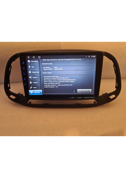 Fıat 2015 Doblo Android Kablosuz Carplay Navigasyon Multimedya 9 Inch Ekran 2 GB Ram 32 GB Rom