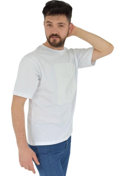 Erkek Baskılı Oversize Tişört 2379 BGL-ST02804 fiyatları