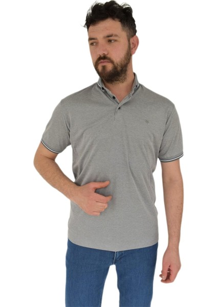 Erkek Büyük Beden Polo Yaka Tişört Kagi 2355 BGL-ST02819