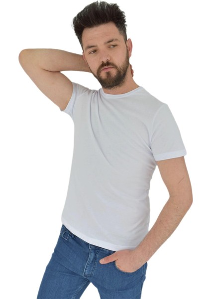 Erkek Sıfır Yaka Tişört Penye BGL-ST02799 modelleri