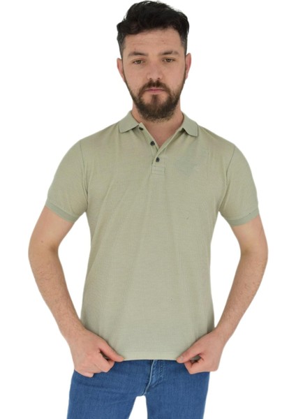 Erkek Polo Yaka Tişört Waffle BGL-ST01941