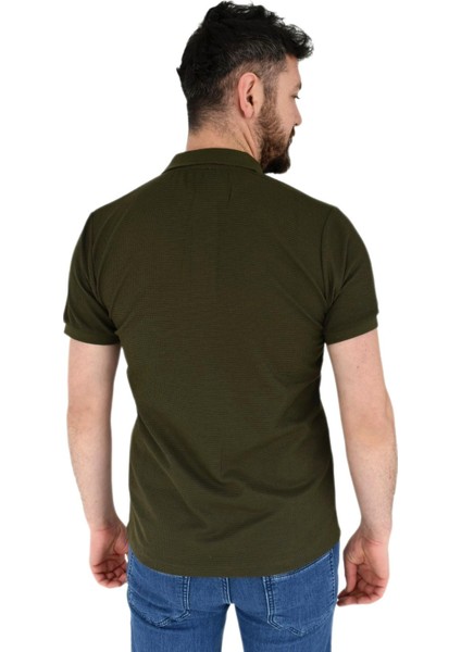 Erkek Polo Yaka Tişört Waffle BGL-ST01941