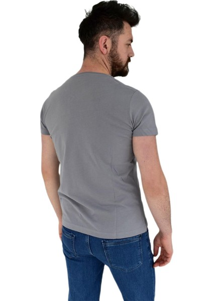 Erkek V Yaka Tişört Penye BGL-ST02801