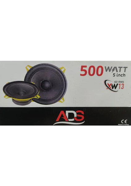 -500W-13 Cm-Profesyonel Anfi Uyumlu Midrange