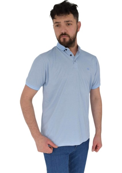 Erkek Büyük Beden Polo Yaka Tişört Kagi 2355 BGL-ST02819
