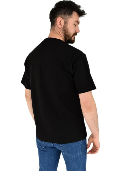 Erkek Baskılı Oversize Tişört 2379 BGL-ST02804 fırsatları