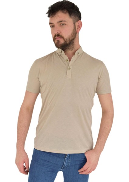 Erkek Polo Yaka Tişört R2180 BGL-ST02787