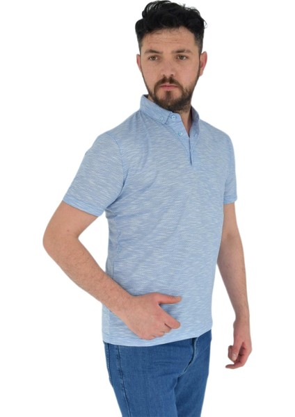 Erkek Polo Yaka Tişört R2022-2166 BGL-ST02777