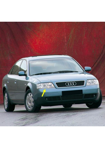 Audi A6 1998-2001 Sağ Ön Far Altı Krom Çıta 4B0807174