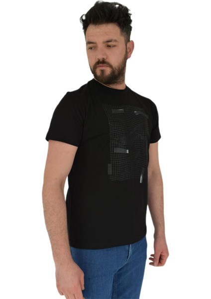 Erkek Baskılı Sıfır Yaka Tişört 2383 BGL-ST02825 modelleri