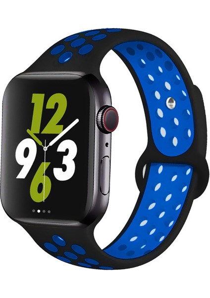 Apple Watch 2 3 4 5 6 Se Nike 42MM 44MM 45 mm 49MM Uyumlu Kordon Kayış Bileklik Delikli Spor Band