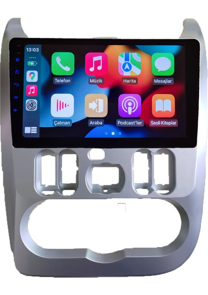 Renault 2009-2013 Duster Android Kablosuz Carplay Navigasyon Multimedya 9 Inch Ekran 2 GB Ram 32 GB Rom fiyatları