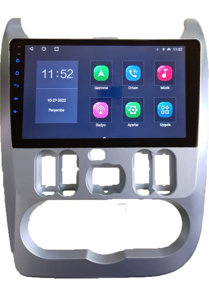 Renault 2009-2013 Duster Android Kablosuz Carplay Navigasyon Multimedya 9 Inch Ekran 2 GB Ram 32 GB Rom indirimleri