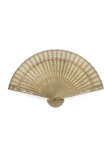 12 Adet 33CM Ahşap Bambu Yelpaze