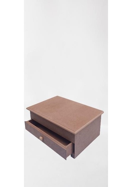 Hobi Dekoratif Takı Makyaj Kutu Model Çekmece Bölmeli Ham Ahşap Mdf El Yapımı