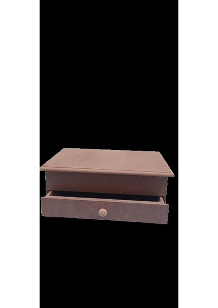 Hobi Dekoratif Takı Makyaj Kutu Model Çekmece Bölmeli Ham Ahşap Mdf El Yapımı fiyatları