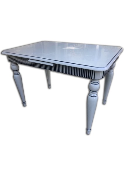 Masa Açılır Fitilli Model Kayın Tombul Ayak Parlak Beyaz Lake Kutuda Sevk El Yapım