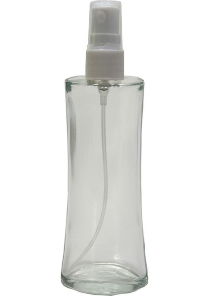 1 Adet 100 ml Beyaz Spreyli Parfüm ve Kolonya Şişesi