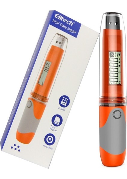 RC-51H Sıcaklık ve Nem Kayıt Cihazı Datalogger, 32.000 Hafıza Kapasiteli USB
