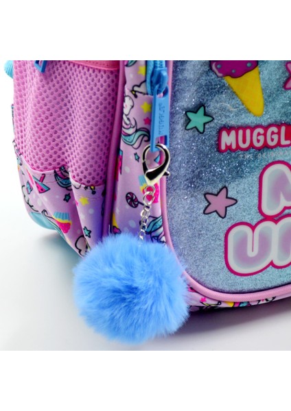 2 Bölmeli Unicorn Pembe Okul Sırt Çantası (MU-7822) fırsatları