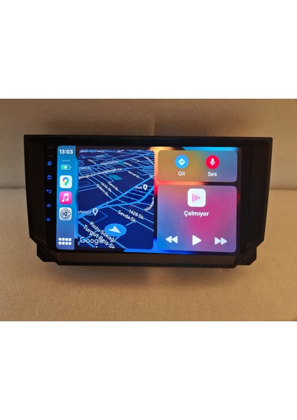 Seat 2018 Ibiza Android Kablosuz Carplay Navigasyon Multimedya 9 Inch Ekran 2 GB Ram 32 GB Rom