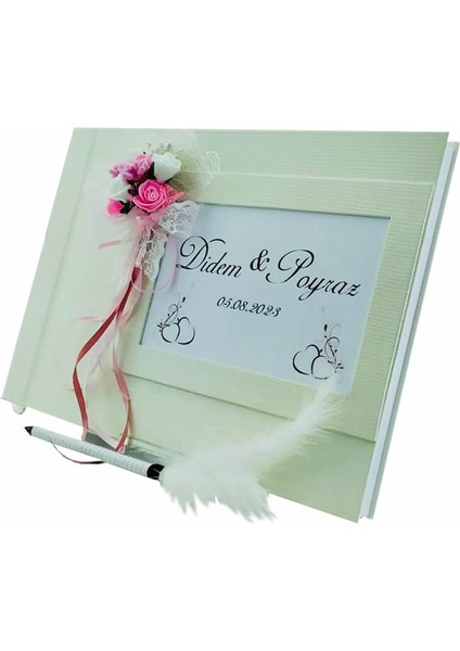 Kişiye Özel Düğün Nikah Anı Defteri