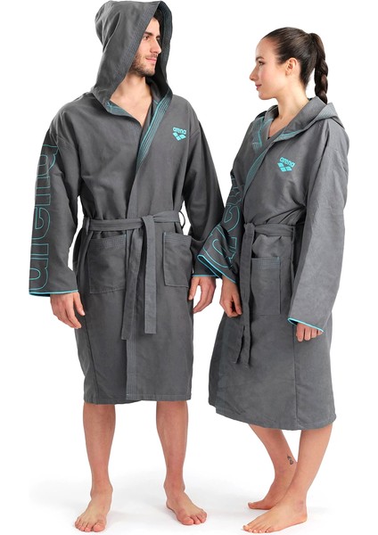 Zeal Plus Unisex Gri Antrenman Bornoz 005308101