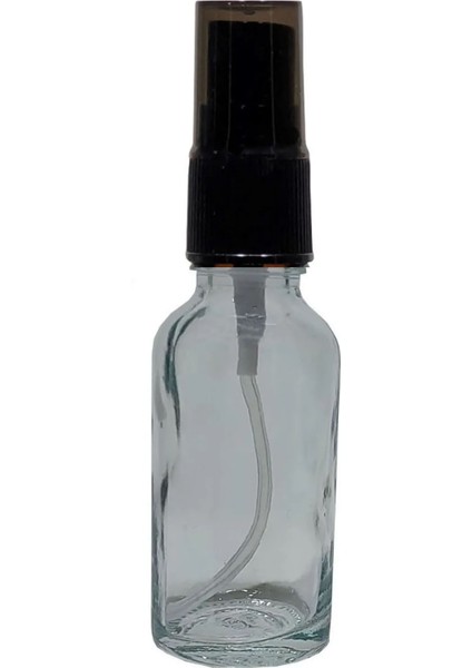 2 Adet 20 ml Parfüm ve Kolonya Sprey Şeffaf Boş Cam Şişe