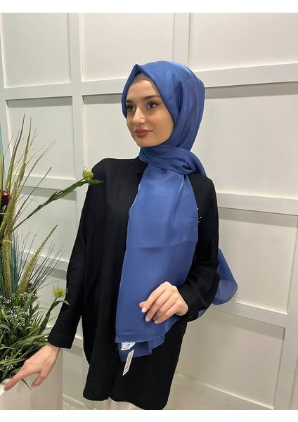 Siyane Scarf Pırlanta Abiye Düğünlük Şal 00790