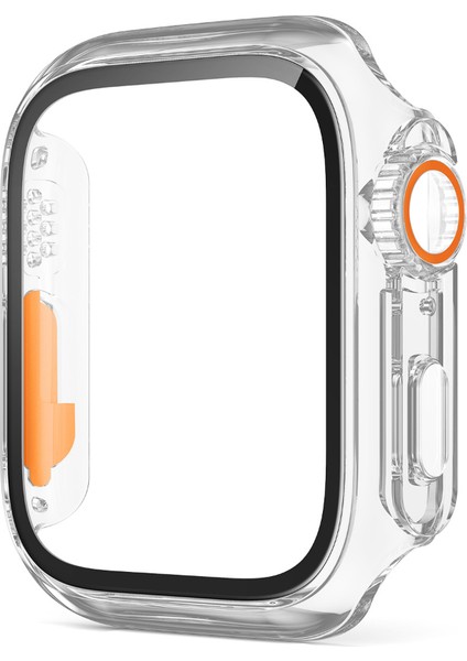 Apple Watch Ultra Yükseltme Case Pc Cam+Kılıf Su Geçirmez (40MM) Seri 7/6/se/5/4/3/2 Uyumlu Koruma