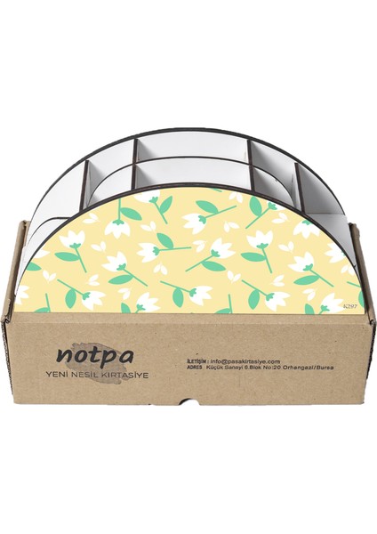 Ahşap Vip Gül Serisi Gökkuşağı Cetvelli Masaüstü Kalemlik Organizer Montajlı Kutulu indirimleri