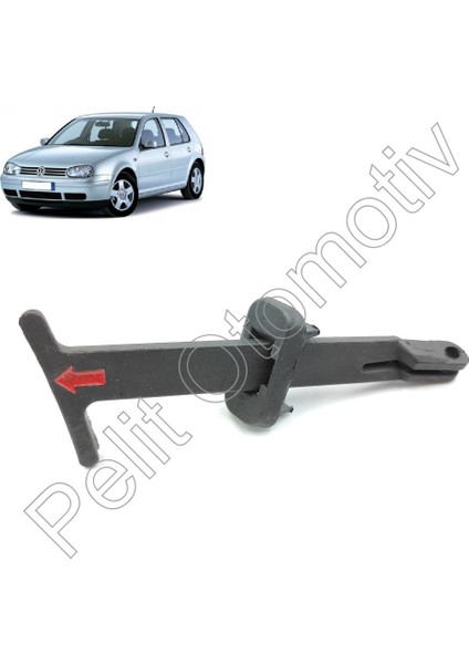 Golf 4 (1999-2004) Kaput Açma Mandalı Kolu 1J0823593C