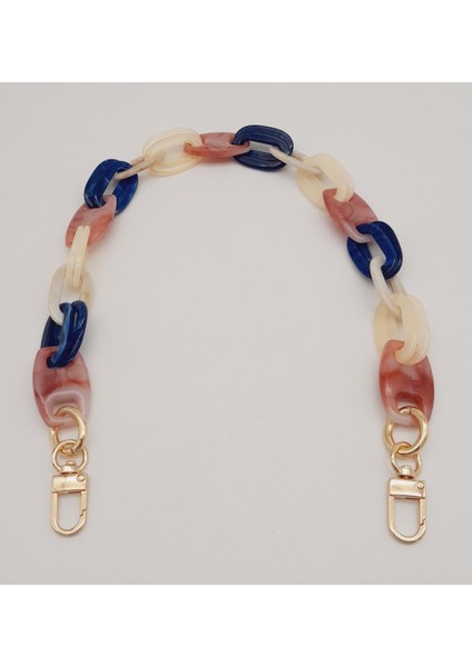 Renkli 55 cm Köprü Model Light Gold Kancalı Akrilik Zincir modelleri