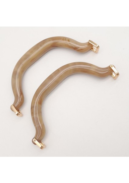 Akrilik Vizon Renk Mermer Desen Light Gold Halkalı Çanta Tutma Sapı fiyatları