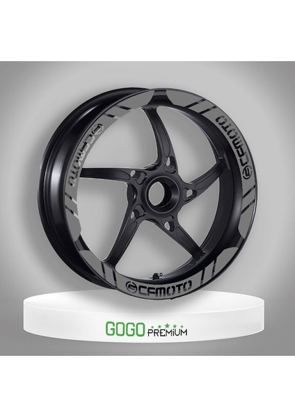 Cf Moto Uyumlu Siyah Jant Şeridi