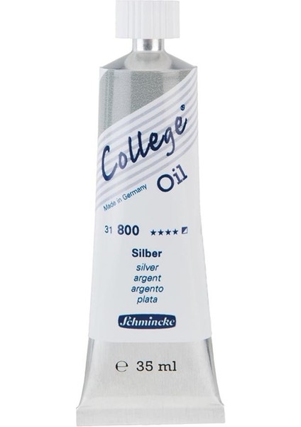 College Oil Yağlı Boya 35 ml 800 Silver